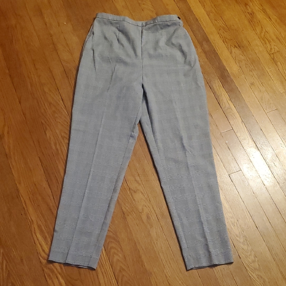 Hunt Club Light Gray Pattern Pants